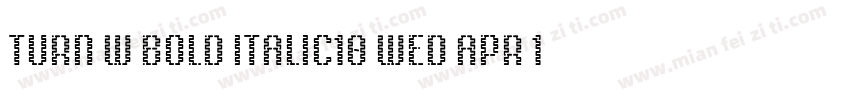 Turn W Bold Italic10 Wed Apr 13 14字体转换
